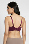 Zivame Unbound Maternity Padded Non Wired 3/4Th Coverage Seamless Nursing Bra - Beet Red — thumbnail 2